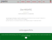 Tablet Screenshot of mogatec.com