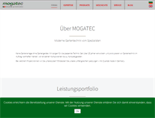 Tablet Screenshot of mogatec.de